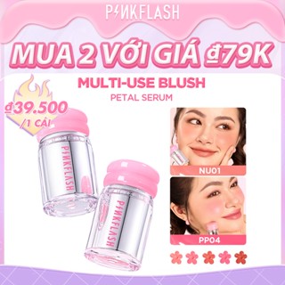 Pinkflash Cao Sắc Tố Khỏe Mạnh Xả Nước Blush Nồi Cánh Hoa Serum Nhẹ Lâu Dài Đa Năng
