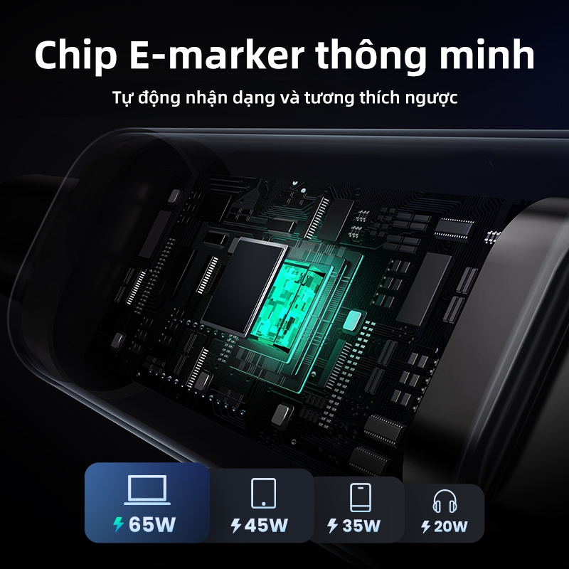 Cáp sạc nhanh UGREEN Uno 100W Type C E-Marker cho iPhone 16 Pro Max cho iPhone 15 Series Samsung S24 S23 Ultra iPad Pro Macbook | BigBuy360 - bigbuy360.vn