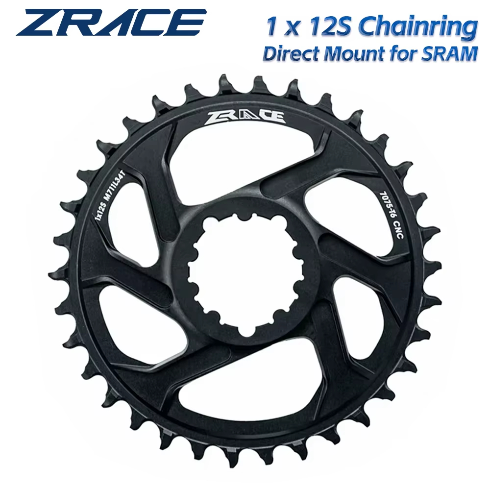 ZRACE 1 x 12s Chainrings Offset 6mm Chainrings 7075AL cho GXP Gắn trực tiếp Crank Tương thích Eagle