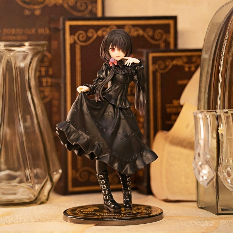 20cm NGÀY Một TRỰC TIẾP Tokisaki Kurumi Anime Nhân Vật Hành Động Cô Gái Dễ Thương PVC Đồ Chơi Mô Hìn