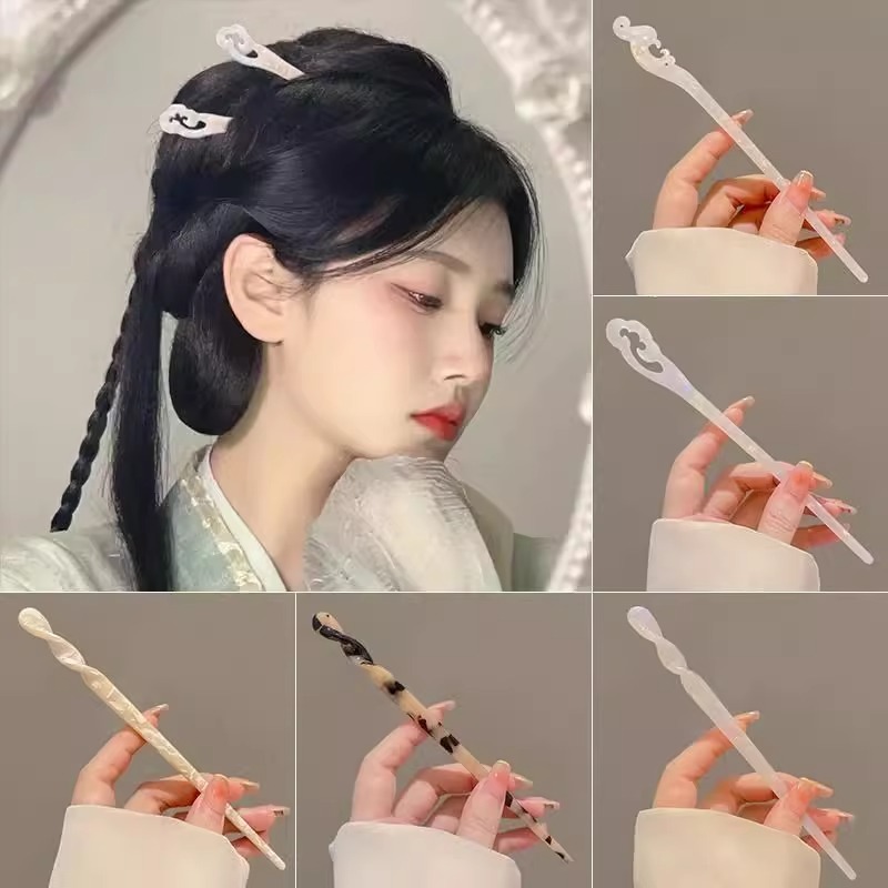 Acetate Kẹp Tóc Kết Hợp Cao Cấp Cổ Kẹp Tóc Nữ Mới Hiện Đại Đơn Giản Kẹp Tóc Mũ Đội Đầu