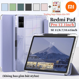 Redmi Pad Pro 12.1 inch Bao Ốp Tính Bảng Nhám Tự Động Tắt / Mở Thông Minh Có Ngăn Đựng Bút Cho Redmi Pad SE 11" 8.7 Ốp 10.61inch