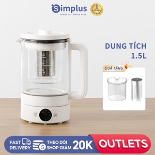 Simplus Bộ Ấm Điện Dung Tích 1.5L Màn Hình LCD 8 Chức Năng Cài Sẵn YSHU001- Bảo Hành 12 Tháng