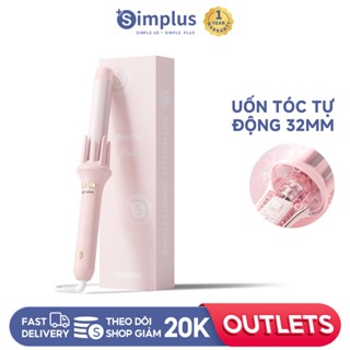 Simplus Máy Uốn Xoăn Sóng Hippie Dáng Tay Mèo 32mm – Bảo Vệ Tóc JFBA006 (Bảo Hành 12 Tháng)