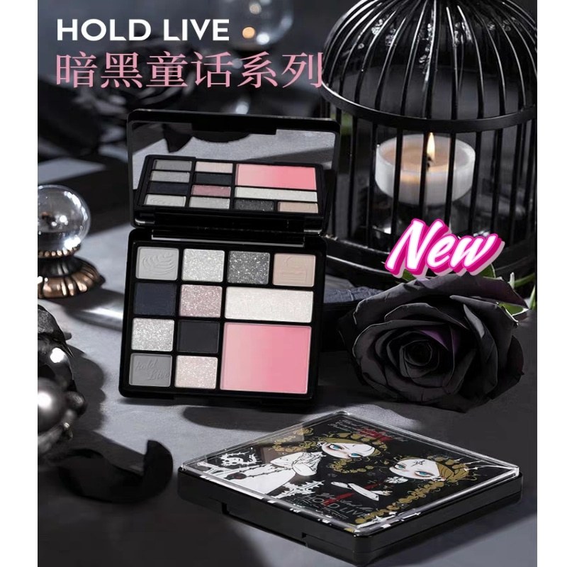 [Hàng mới về] HOLD LIVE / HOLD LIVE Paris Garden Bảng phấn mắt 12 màu Crow 's Sugar Bowl Dark Fairy 