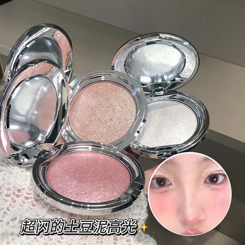  Kakashow Phấn highlight 3D Ánh Ngọc Trai 10g - Độ sáng lâu trôi bóng hoàn thiện để làm sáng da mặt C465 