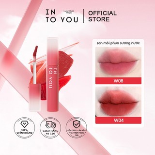 [VÕ HÀ Lan x INTOYOU] COMBO: 1 Son Môi Nước Sương Mù - Matte Water Gloss, Non-Sticky, 2.6g và 1 Velvet Matte Misty Lip Gloss - Silky Matte Lip Gloss, 3.2g