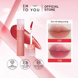 INTO YOU Son Bóng Đặc Sương Mù Phụ Nữ Mờ Lụa Matte Velvet Son Bóng Son Lì