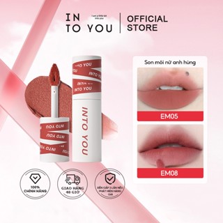 INTO YOU Nữ Chính Son Mịn Matte Không Dính Cốc Son Mịn Son Bóng Son Lì Làm Sáng Da 1.8g