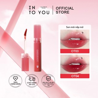 INTO YOU Son Bóng Nước Gương Mở Nắp Dưỡng Ẩm Son Môi