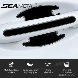 Seametal 4 / 8 Chiếc Tay Nắm Cửa Ô Tô Bát Xước Chống Trầy Xước Bảo Vệ Dán Xe Ô Tô Bảo Vệ