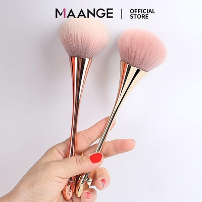 MAANGE Cọ Trang Điểm Thân Mảnh Cao Cấp Tán Nền Phủ Phấn Đánh Má Hồng 1412