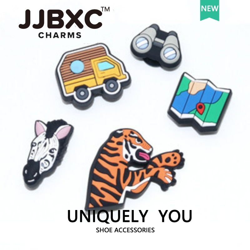 JJBXC Charm phu kien giay   Khoa trang tri phim hoat hinh dong vat ho ngua van chinh hang doc quyen 