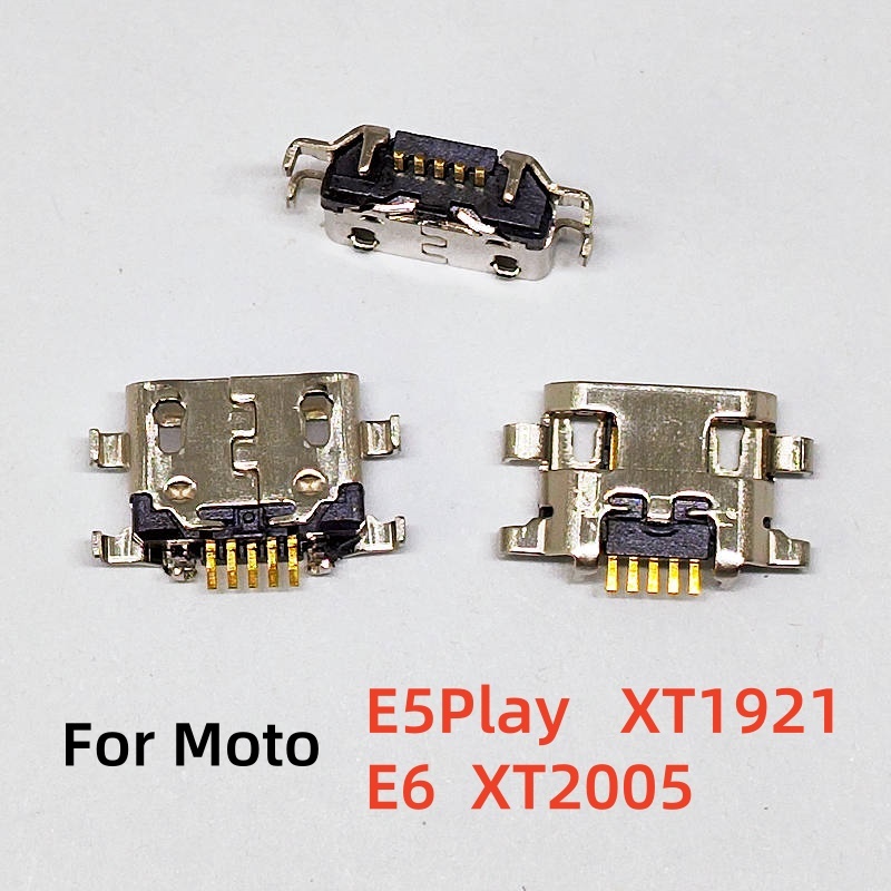 5-50 Chiếc Cổng Sạc USB Cổng Kết Nối Sạc Ổ Cắm Cho Motorola Moto E5Play / E5 Play XT1921 / E6 XT2005