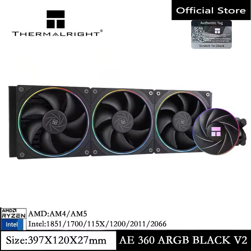 Thermalright AQUA ELITE 360 CPU Liquid Cooler Bộ tản nhiệt tích hợp 5V 3PIN ARGB Tản nhiệt LGA1700 /