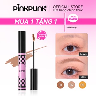 Mascara Chân Mày 5D Gel Lông Mày  Thuốc Nhuộm Tự Nhiên PinkPunk Không Lem Trôi Kháng Nước Lâu Trôi