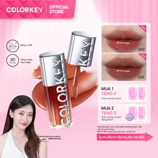 Son bóng nước COLORKEY 3D ánh gương đầy đặn 3ml
