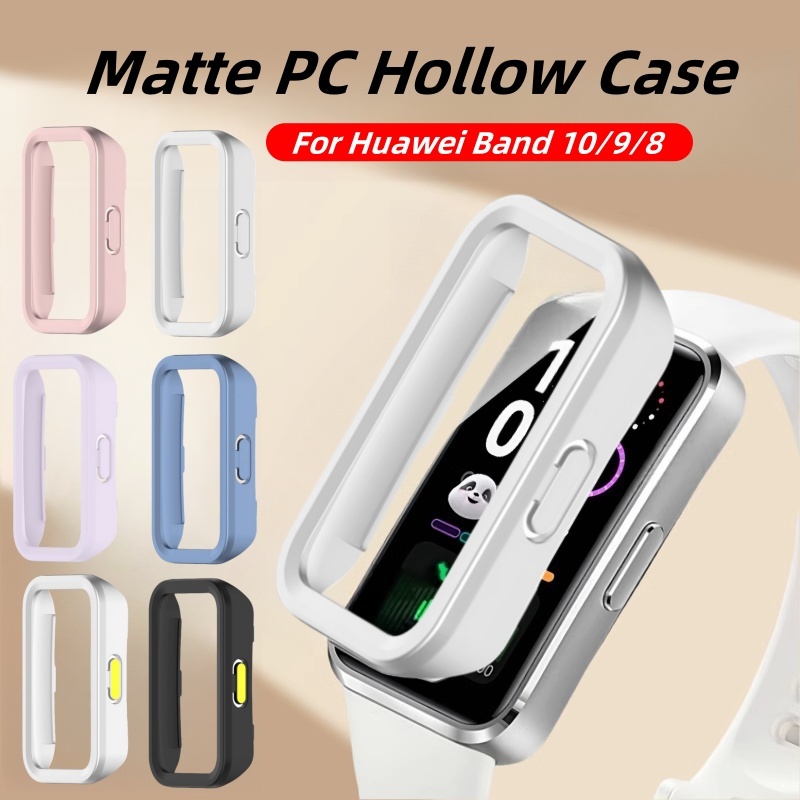 Ốp PC Cho huawei Band 10 / 9 / 8 Matte PC Hollow Case Cho huawei Band 10 Band 9 8 Ốp Bảo Vệ