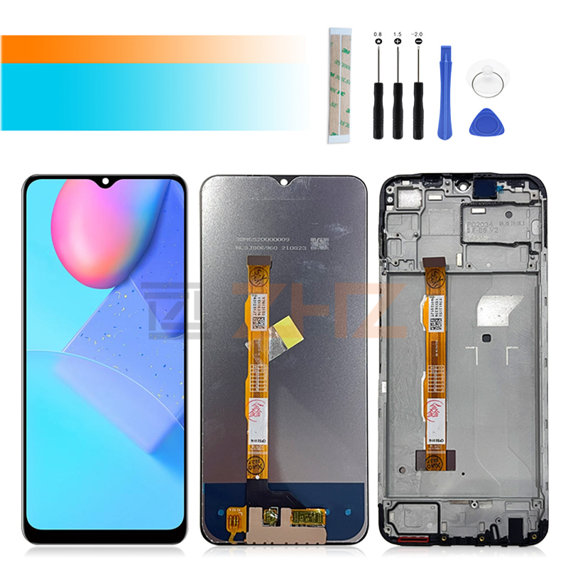 6.51 Dành Cho VIVO Y12s V2026, V2032, V2042 Màn Hình Hiển Thị LCD Màn Hình Cảm Ứng Có Khung Digizite