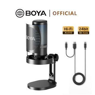 BOYA K3 mic để bàn RGB USB Condenser Micro thu âm mic game cho PC/game/livestream