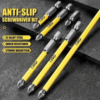  Deli mũi vít PH2 đầu vít nam châm bắn tôn chống trượt 25mm 50mm 70mm 90mm 150mm 