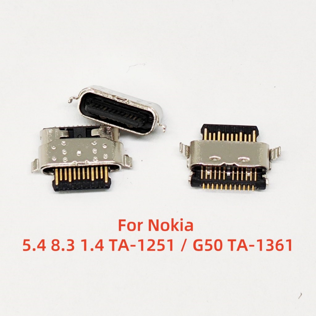 2-20 Chiếc Sạc Usb Đế Sạc Cổng Kết Nối Cho Nokia 5.4 8.3 1.4 TA-1251 TA-1333 TA-1340 G50 TA-1361