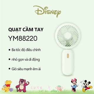  Quạt cầm tay YM88220 Quạt để bàn Macaron Color Sạc USB tốc độ gió siêu lớn di động ngoài trời 