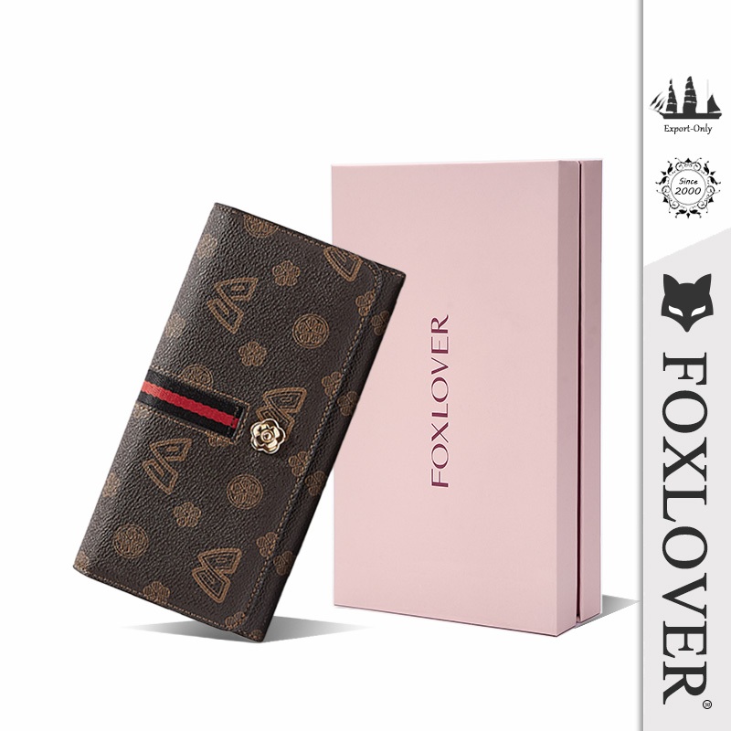FOXLOVER Ví nữ Da đa chức năng chống Hack