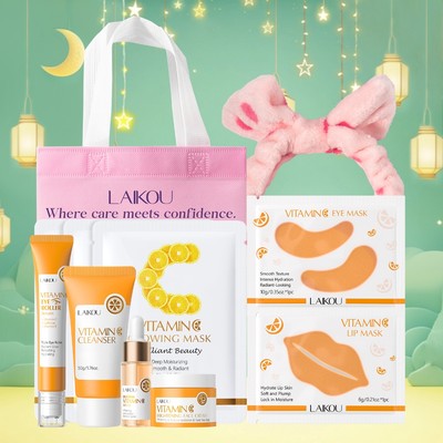 Bộ chăm sóc da LAIKOU Radiant Vitamin C – Chiếu sáng và phục hồi làn da sáng mịn màng 11 chiếc