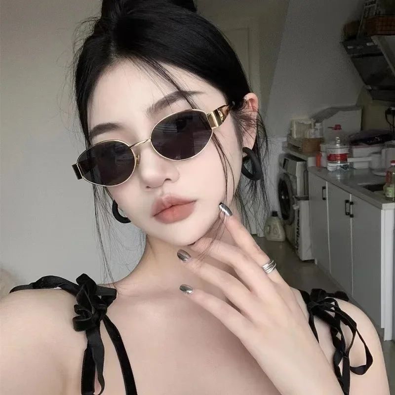 🍥jellycuty🍥Kính râm cổ điển kính hip-hop cá tính dành cho nam / nữ kính râm mô hình khung nhỏ thời trang | BigBuy360 - bigbuy360.vn