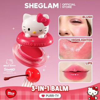 Kem Dưỡng Môi Và Mặt, Kem Dưỡng Ẩm Đa Năng SHEGLAM Hello Kitty, Cấp Ẩm Sâu, Nuôi Dưỡng Da Mịn Màng Cả Ngày