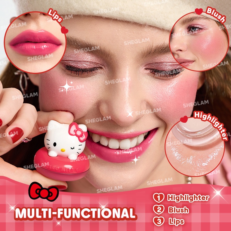 Kem Dưỡng Môi Và Mặt, Kem Dưỡng Ẩm Đa Năng SHEGLAM Hello Kitty, Cấp Ẩm Sâu, Nuôi Dưỡng Da Mịn Màng Cả Ngày | BigBuy360 - bigbuy360.vn