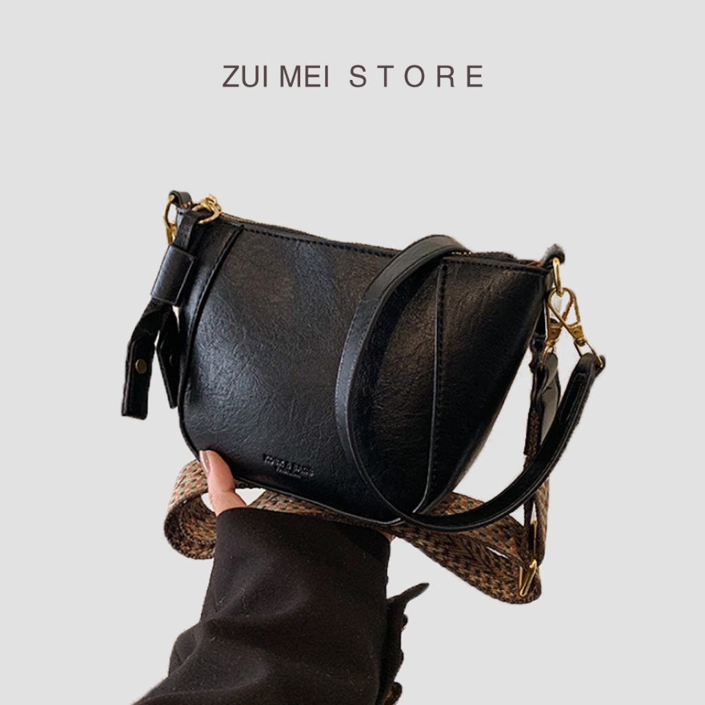 Túi đeo vai thời trang, túi đeo chéo cổ điển, túi xách nữ tối giản, túi xô