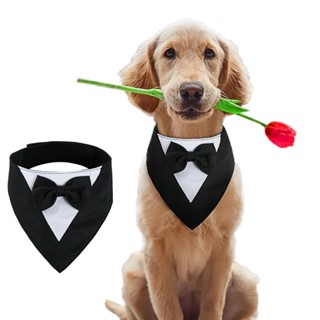 Tuxedo Vòng Cổ Thắt Nơ Có Thể Điều Chỉnh Hóa Trang Đám Cưới Cho Cún Cưng Cỡ Nhỏ / Vừa / Lớn