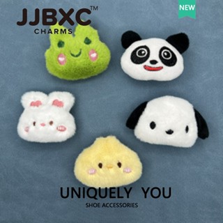 JJBXC Charm phụ kiện dép cross, dây giày bản to, charm cross kim loại, sticker gắn dép cross phát sáng, charm hello kitty, phụ kiện trang trí giày chính hãng Sticker Dép Cross