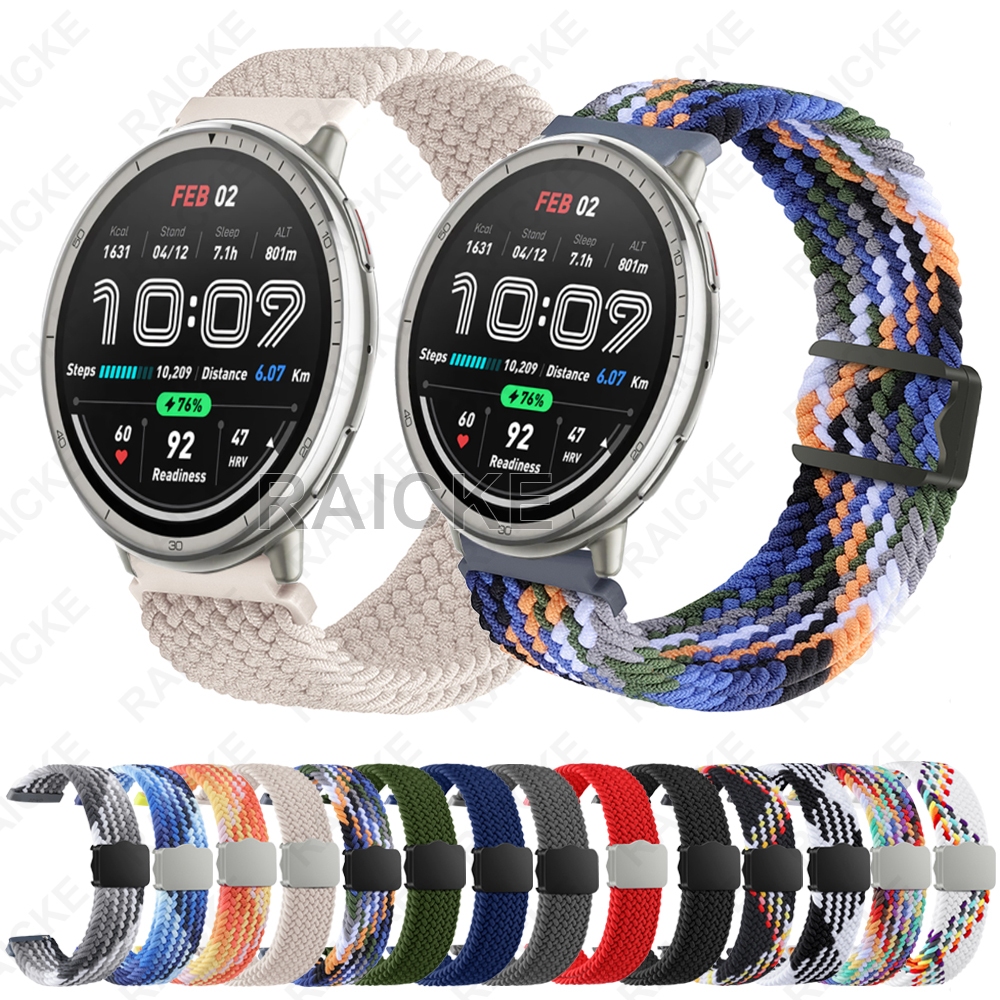 Dây đeo đồng hồ dệt thoáng khí Vòng đeo tay bện cho Amazfit Active 2 / Active 2 Square / Amazfit Act
