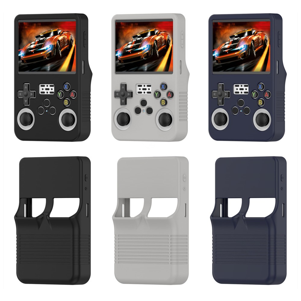 Vỏ silicon Vỏ bọc tay áo cho máy chơi game cầm tay R36S mã nguồn mở Vỏ bảo vệ lưu trữ cầm tay arcade