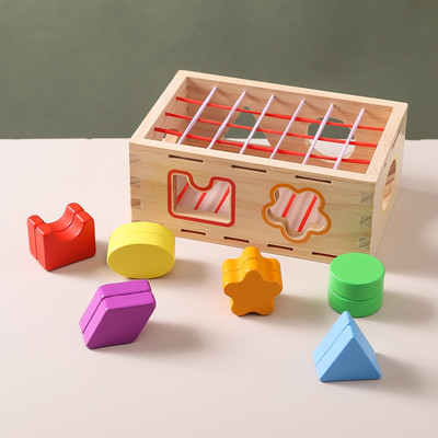 Trẻ Em Giáo Dục Sớm Đồ Chơi Montessori Tập Ngón Tay Cho Bé Không Gian Nhận Thức Cảm Giác Sesele Hình Học Nhận Thức Màu Sắc