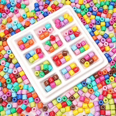 Beadia 6x6mm 10g Hỗn Hợp Màu Sáng Thủy Tinh Xô Hạt Cho DIY Vòng Tay Vòng Cổ Bông Tai Trang Sức Phụ Kiện Làm