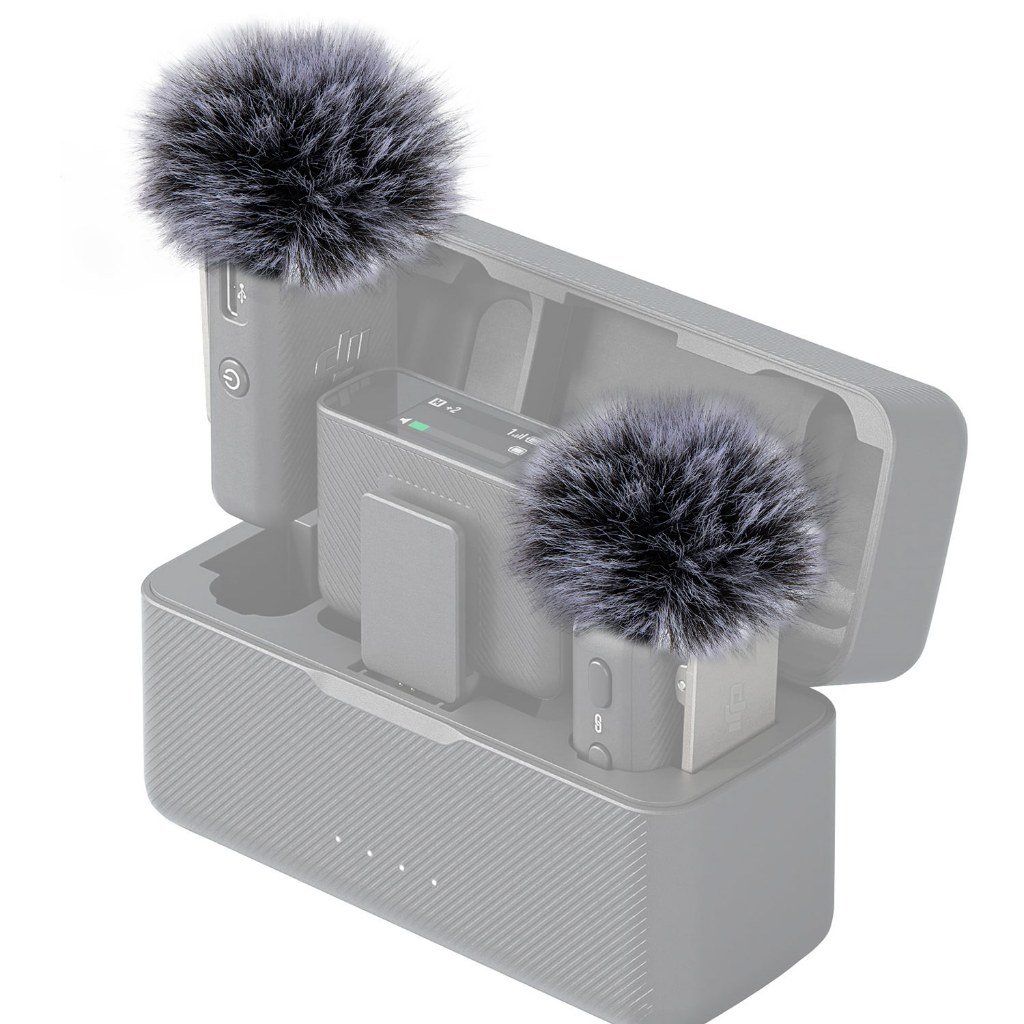 SUNMON DJI Mic Kính Chắn Gió Bọt Lông - DJI Wireless Mic Ngoài Trời Vỏ Micro Muff Pop Lọc Giảm Tiếng