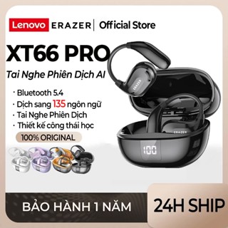 Lenovo ERAZER XT66 PRO Tai Nghe Phiên Dịch Al Tai nghe không dây dịch thời gian thực thông minh Bluetooth 5.4 có màn hình cảm ứng LED Tai nghe kinh doanh có Mic chống nước IPX5