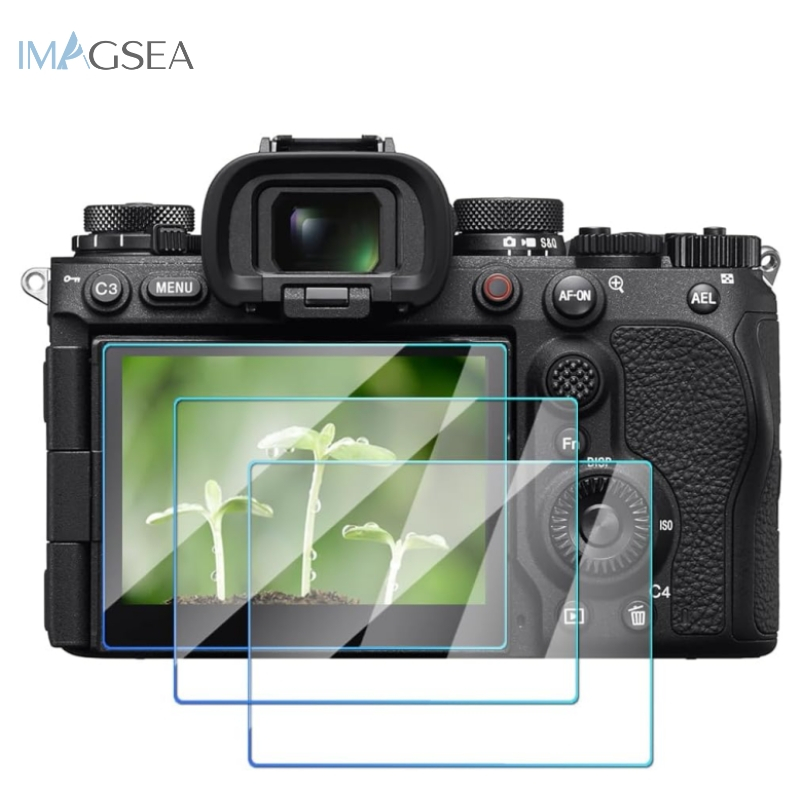 [3 Chiếc] Miếng Dán Bảo Vệ Màn Hình Cho Máy Ảnh Sony Alpha A9 III A9III A9M3 Độ Cứng 9H Kính Bảo Vệ 