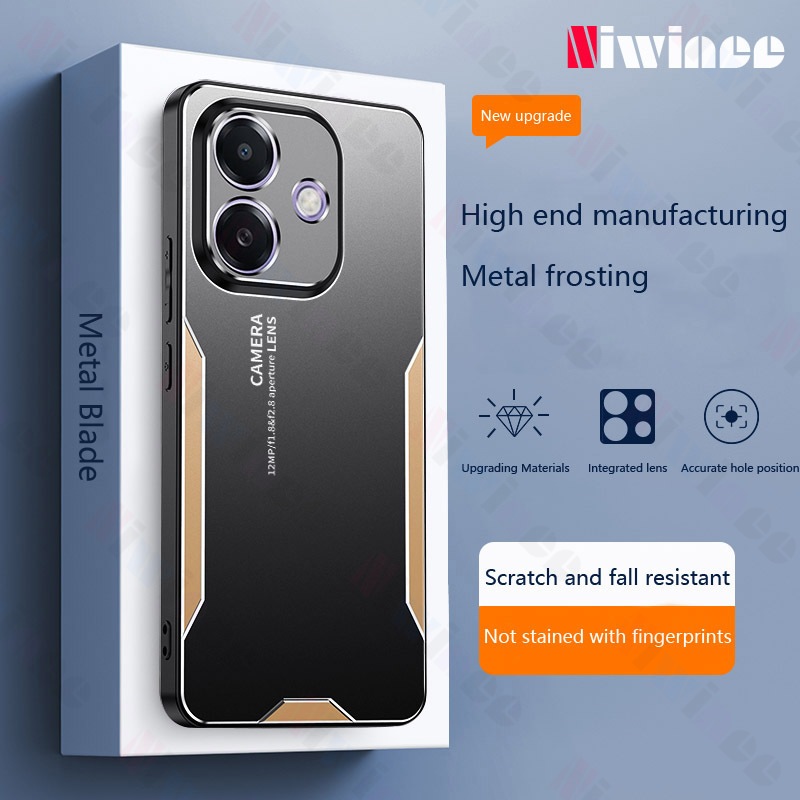 Ốp Điện Thoại Tương Thích Cho OPPO A5 Pro A5 Pro 5G A3x A3 5G A3 A3 Pro 5G Ốp Lưng Nhôm 2025 Thiết K