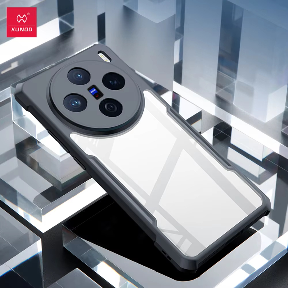 Vivo X200s X200 Pro Mini Case XUNDD Túi Khí Chống Sốc Ốp Lưng Bảo Vệ Trong Suốt Vỏ Điện Thoại Sang T