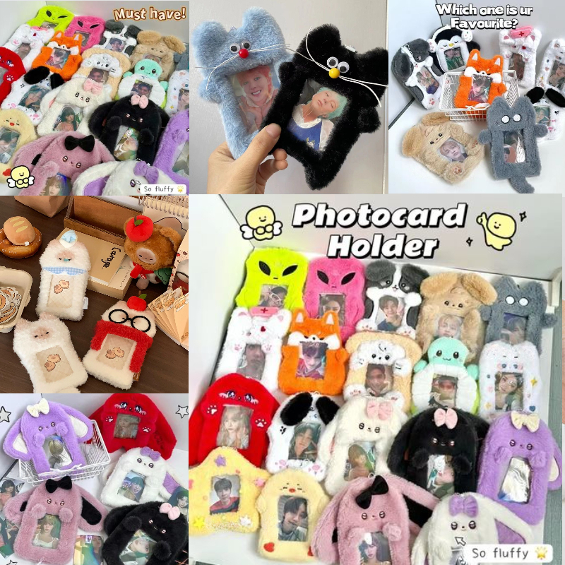 [Sẵn sàng nhiều kiểu dáng] Hộp đựng Photocard 3Inch / 2R sang trọng dễ thương có móc khóa Hộp đựng thẻ học sinh bảo vệ thẻ thần tượng Kpop Lomo