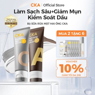 Bộ Sữa Rửa Mặt CKA Amino Acid Kiểm Soát Dầu Dưỡng Ẩm Làm Sạch Sâu