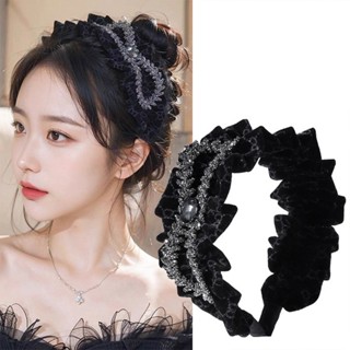   Shngki  Dây buộc tóc nơ vải xếp li lá dát dành cho nữ Phụ kiện tóc thời trang khí chất thanh lịch kiểu Pháp  MỚI  