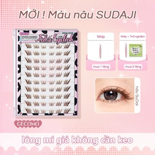 Gecomo Lông Mi Phong Cách Cáo Chín Đuôi, Lông Mi Không Keo Dán, Mắt Phóng To Tự Nhiên, Lông Mi Giả Cáo Phong Cách Trơn