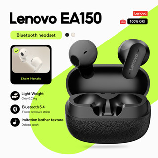 Tai nghe Lenovo EA150 Tai nghe không dây Bluetooth Tai nghe có tay cầm ngắn Tai nghe Bluetooth 5.4 Điều khiển cảm ứng Nhẹ Tuổi thọ pin dài có Mic