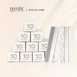 Hộp 10 lưỡi dao tỉa chân mày IMAGIC trang điểm chuyên dụng